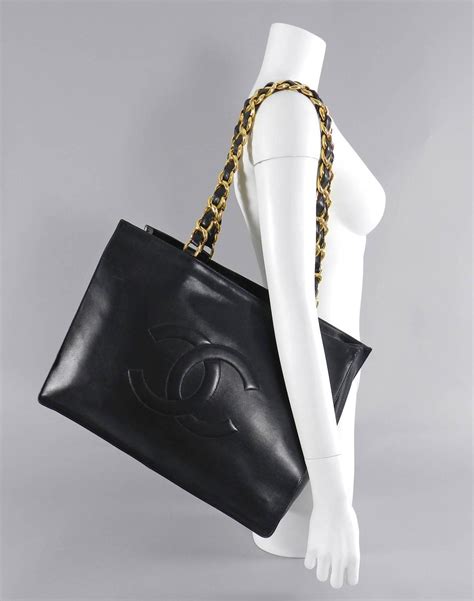 chanel shopper with chain|Women's CHANEL .